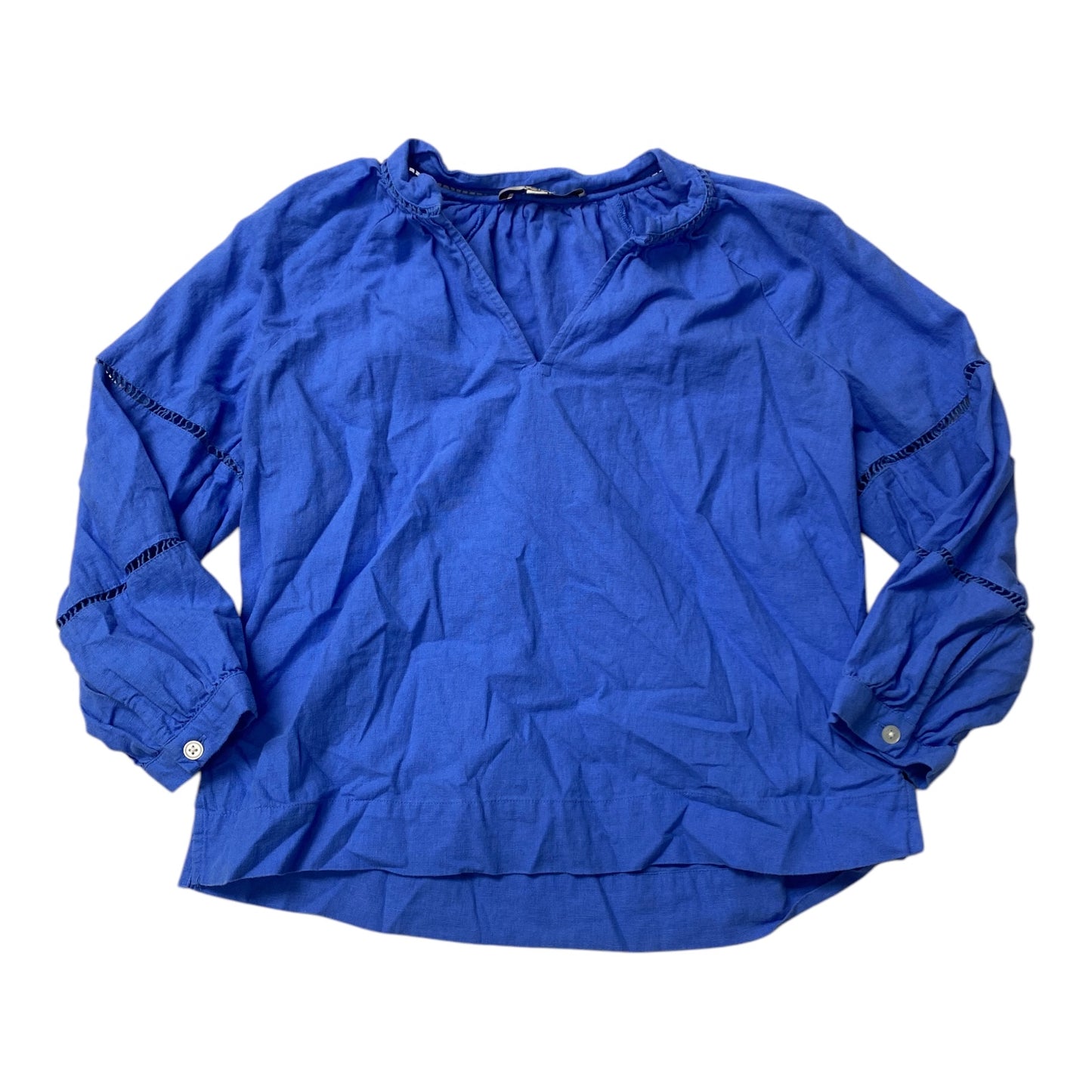 Top Ls By Loft In Blue, Size:Xsp
