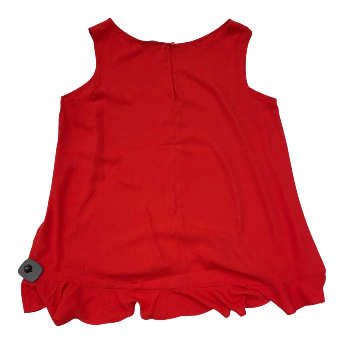 Top Sleeveless By Signature Collection In Red, Size:Xl