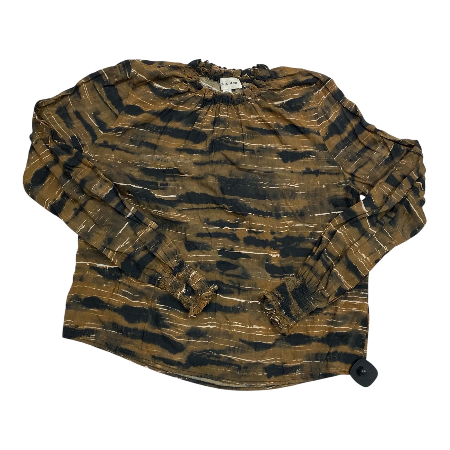 Top Ls By Cloth & Stone In Brown, Size:S