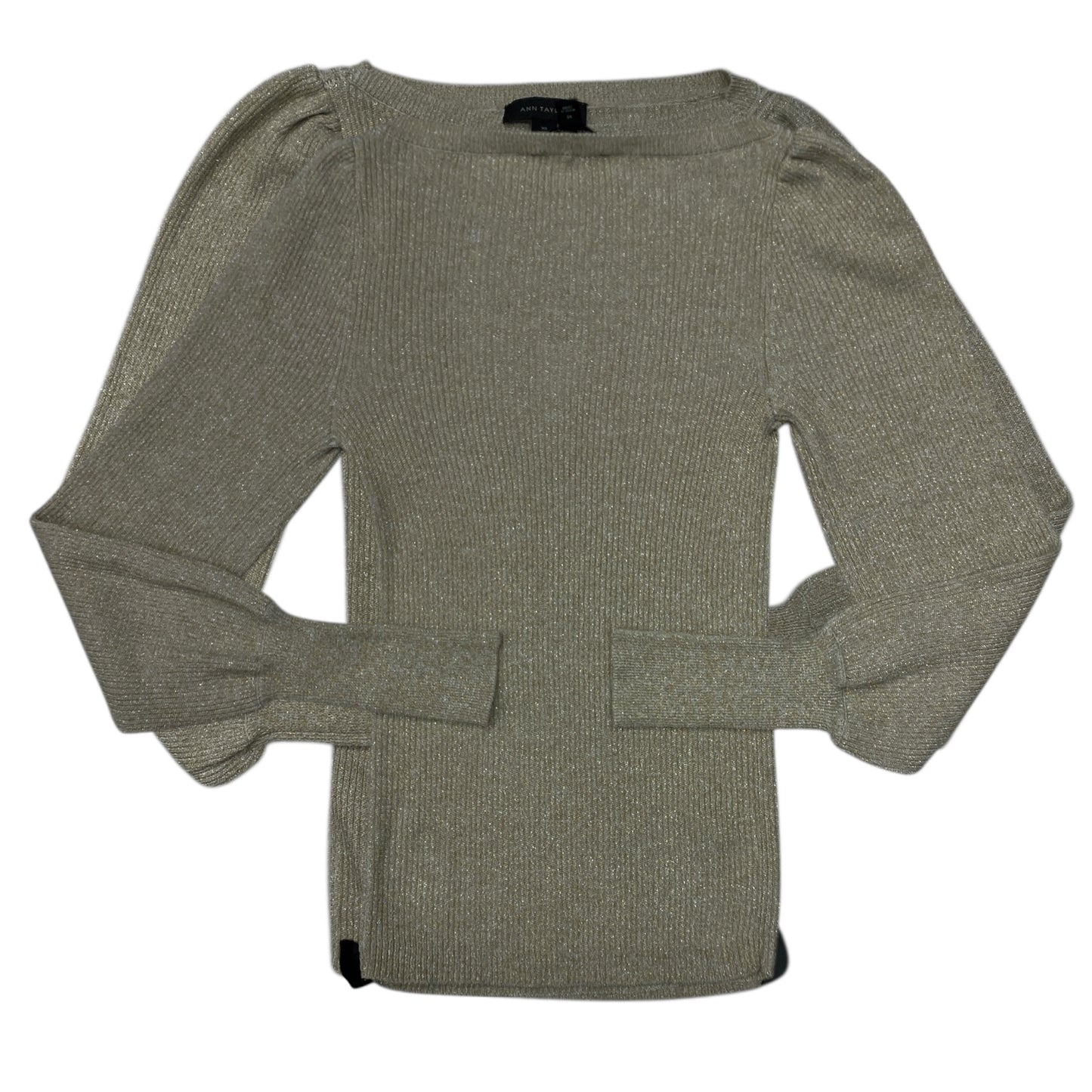 Sweater By Ann Taylor In Gold, Size:Xs
