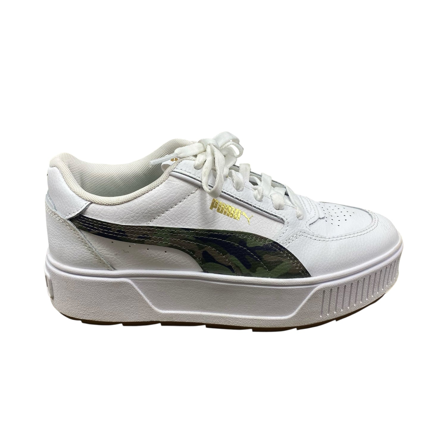 Shoes Athletic By Puma In Green & White, Size:7