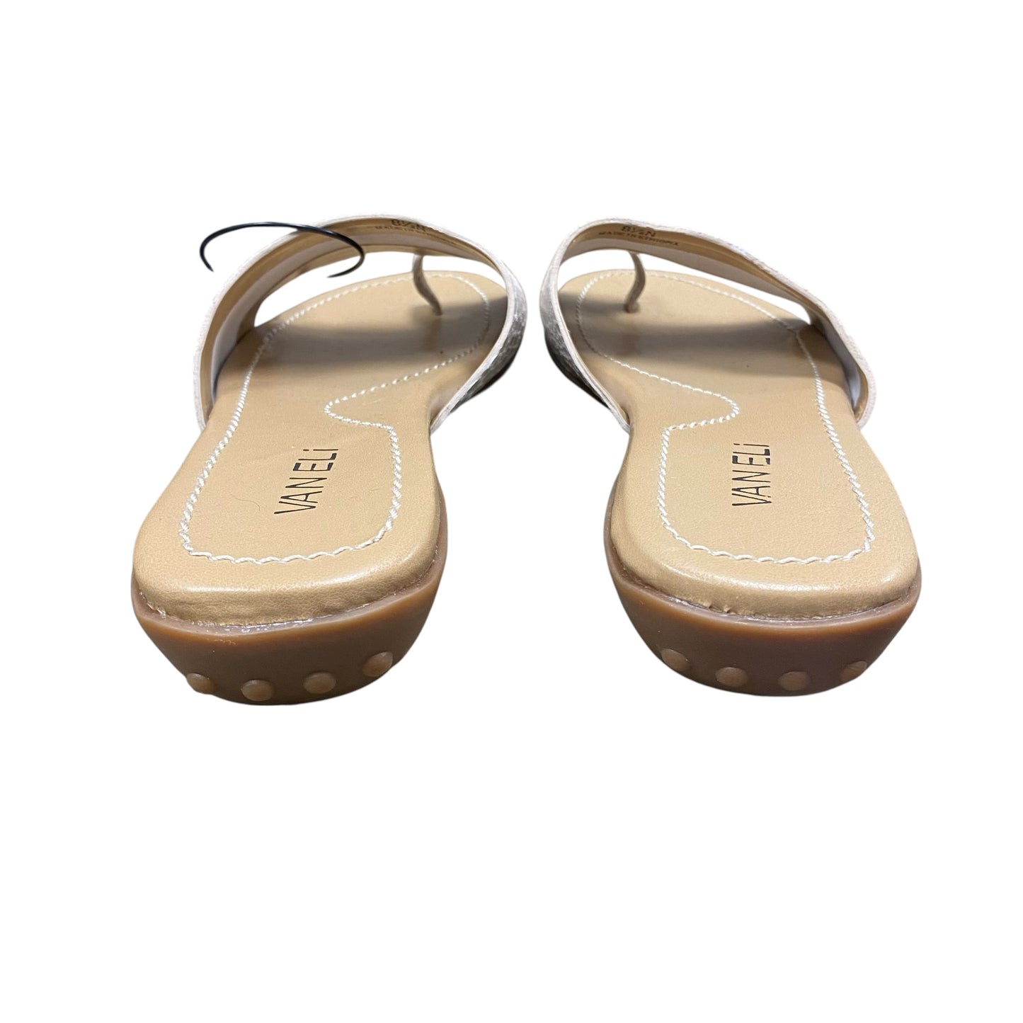 Sandals Flats By Vaneli In Snakeskin Print, Size:8.5