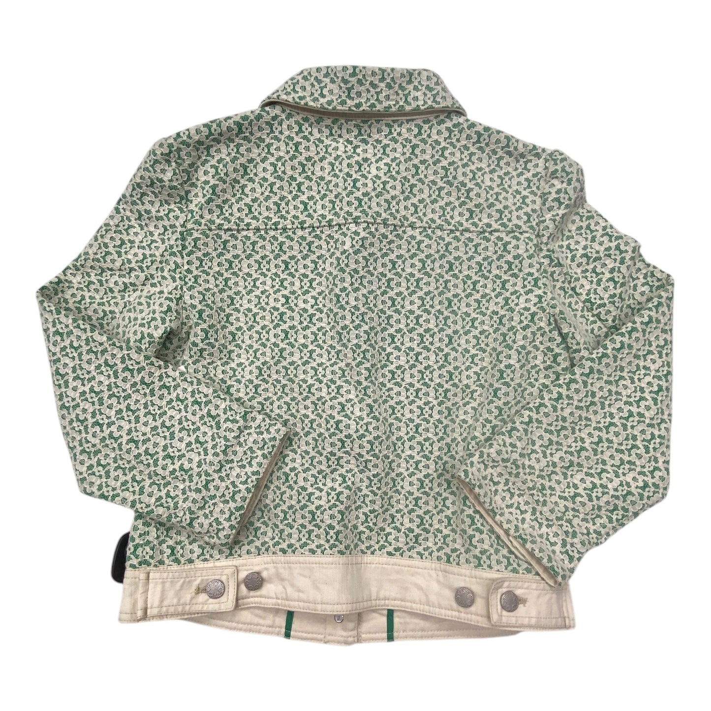 Blazer By Cartonnier In Green & White, Size:S