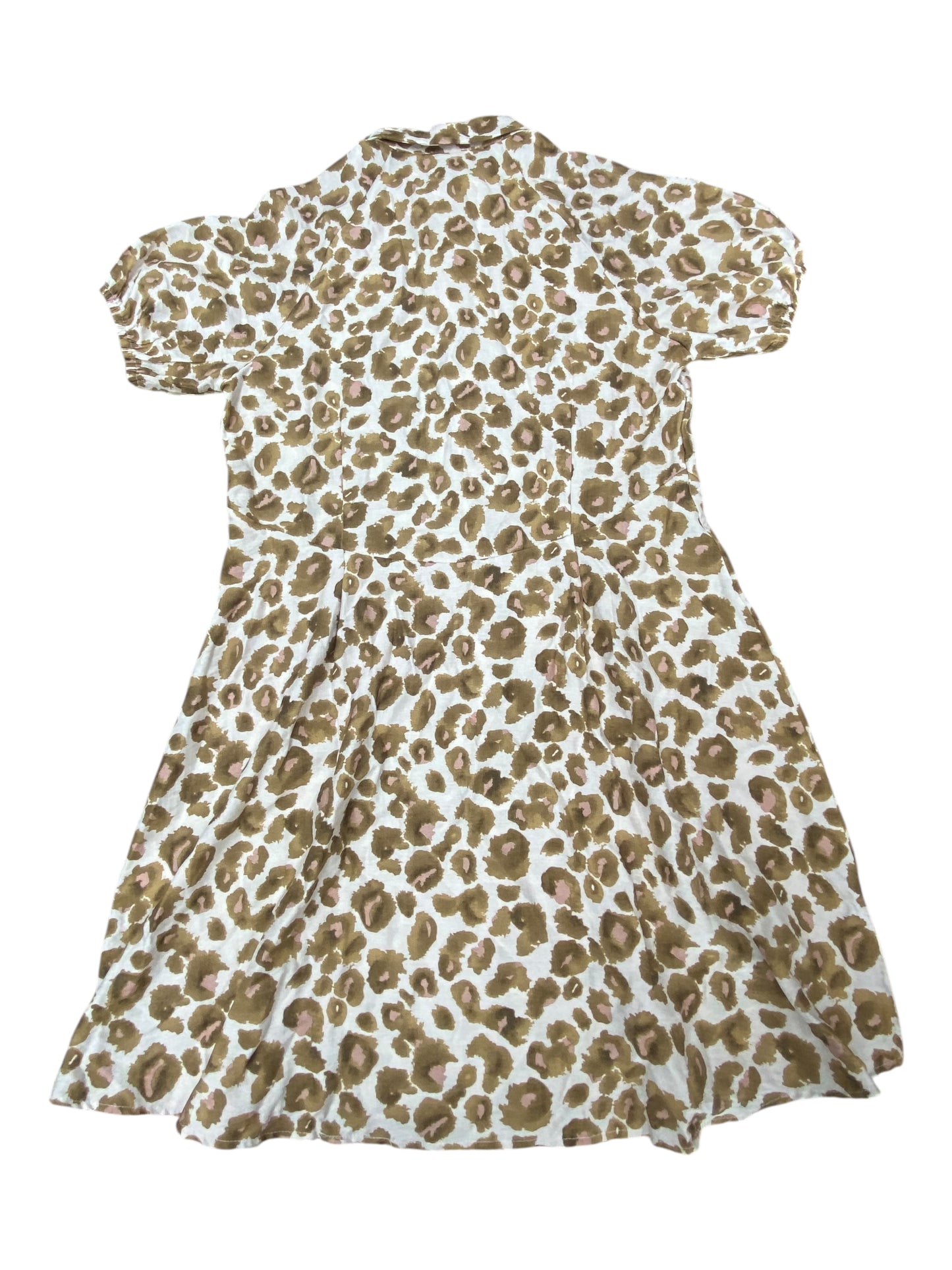 Dress Casual Midi By Angela Plus In Animal Print, Size:Xl