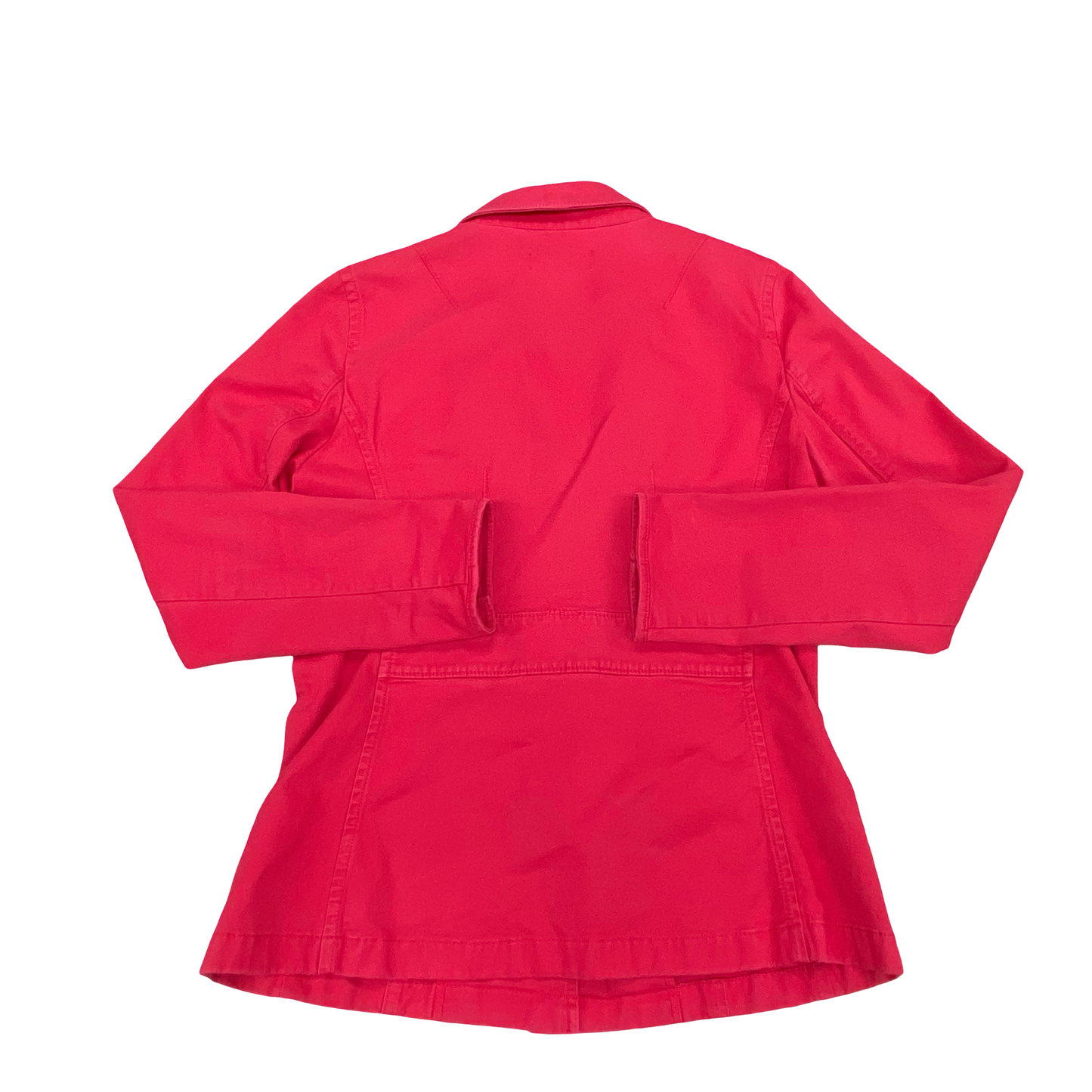 Jacket Denim By Talbots In Red Denim, Size:S