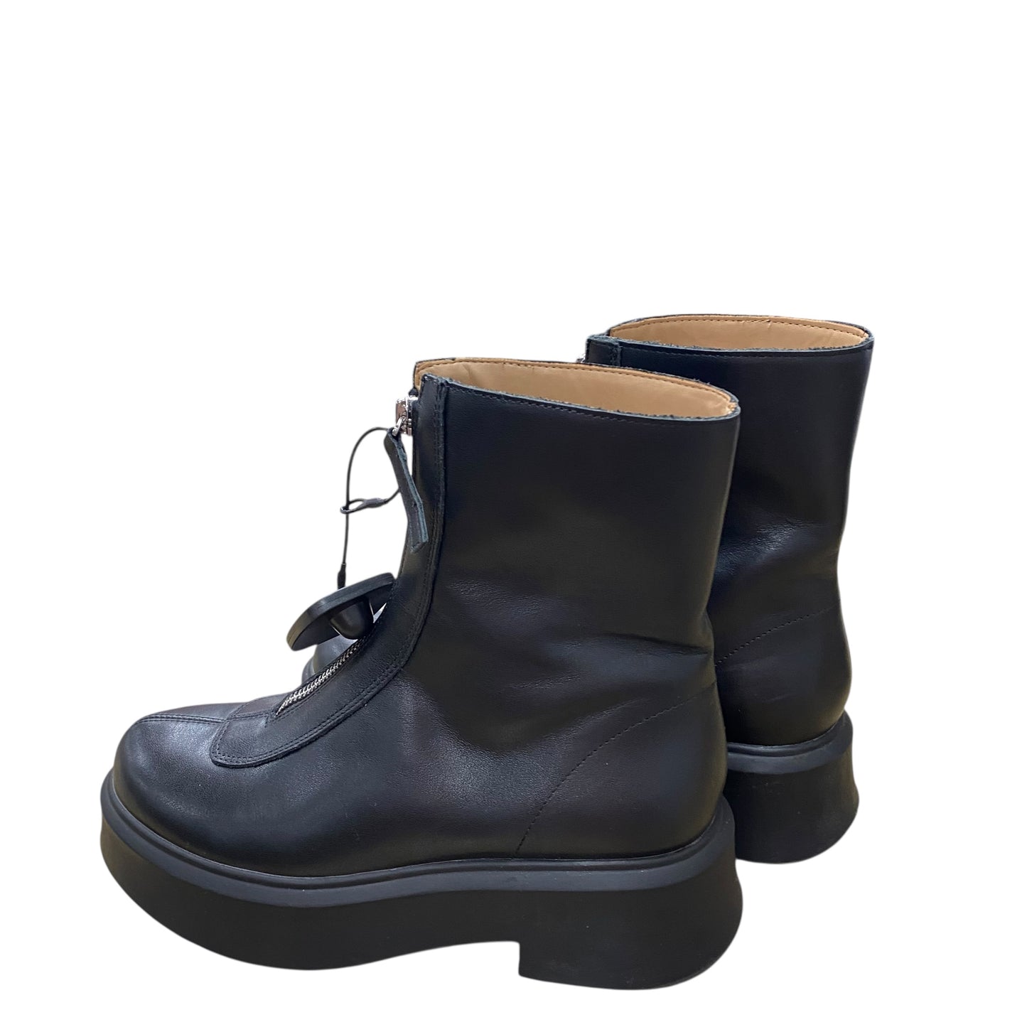 Boots Ankle Flats By Steve Madden In Black, Size:7.5