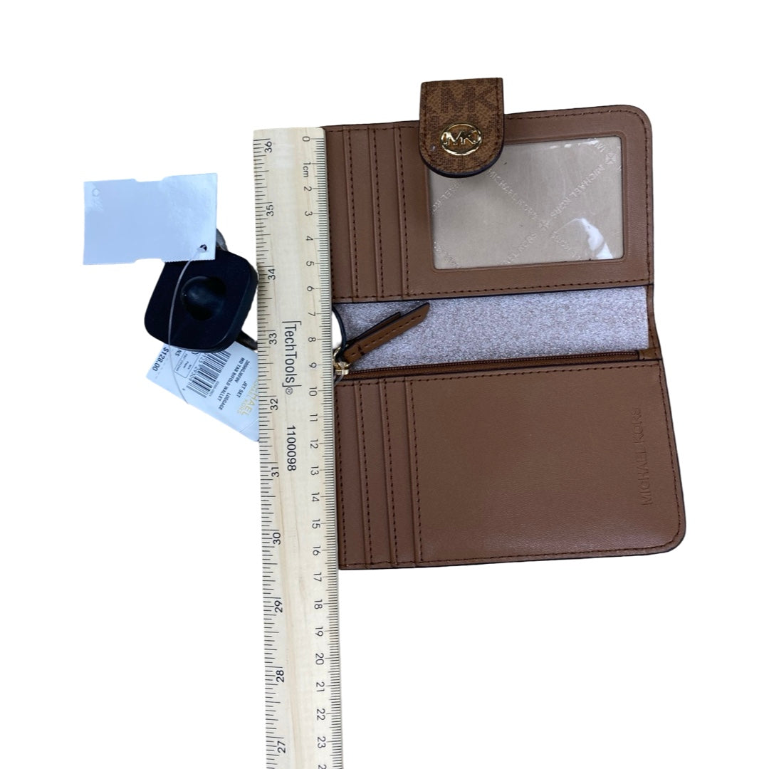 Wallet Designer By Michael Kors In Brown, Size:Small