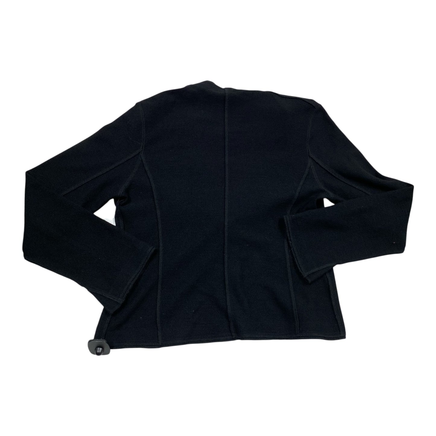 Sweater Cardigan Designer By Eileen Fisher In Black, Size:S