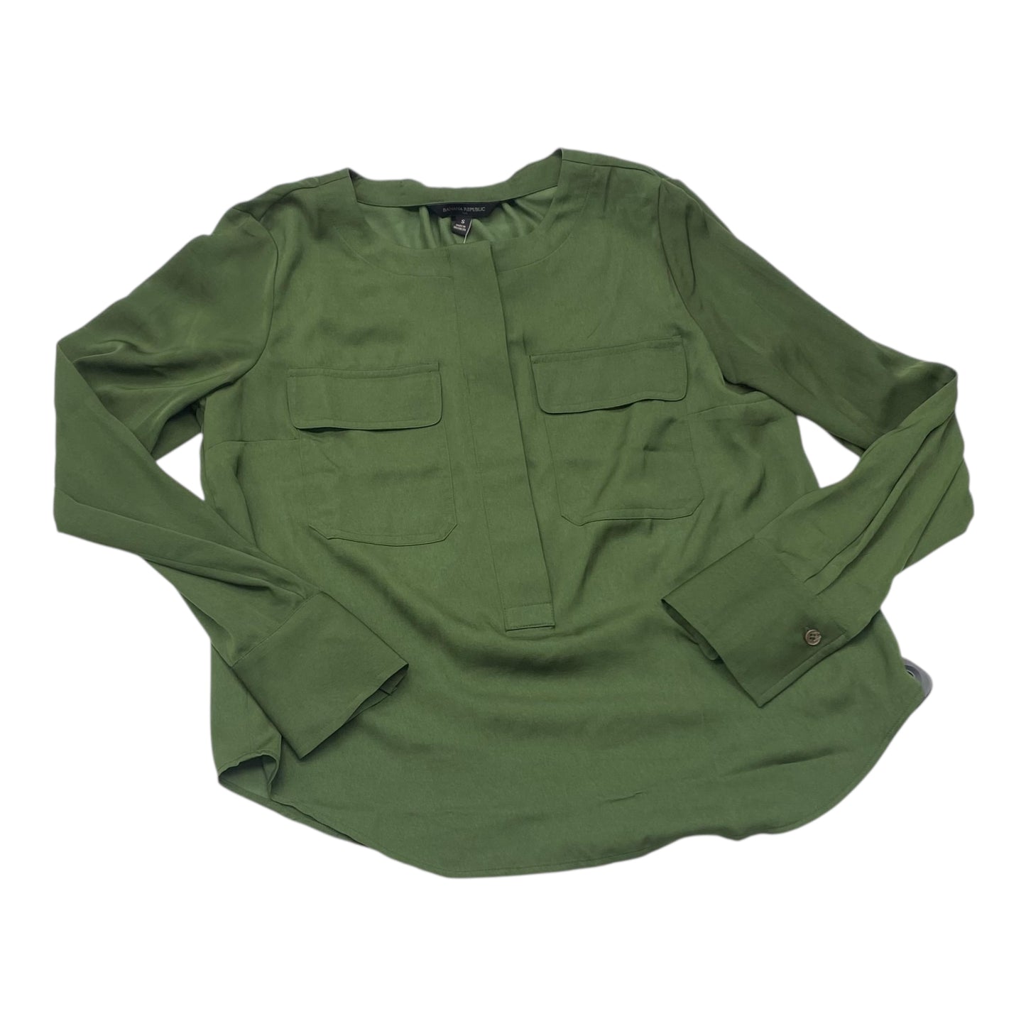 Top Ls By Banana Republic In Green, Size:S