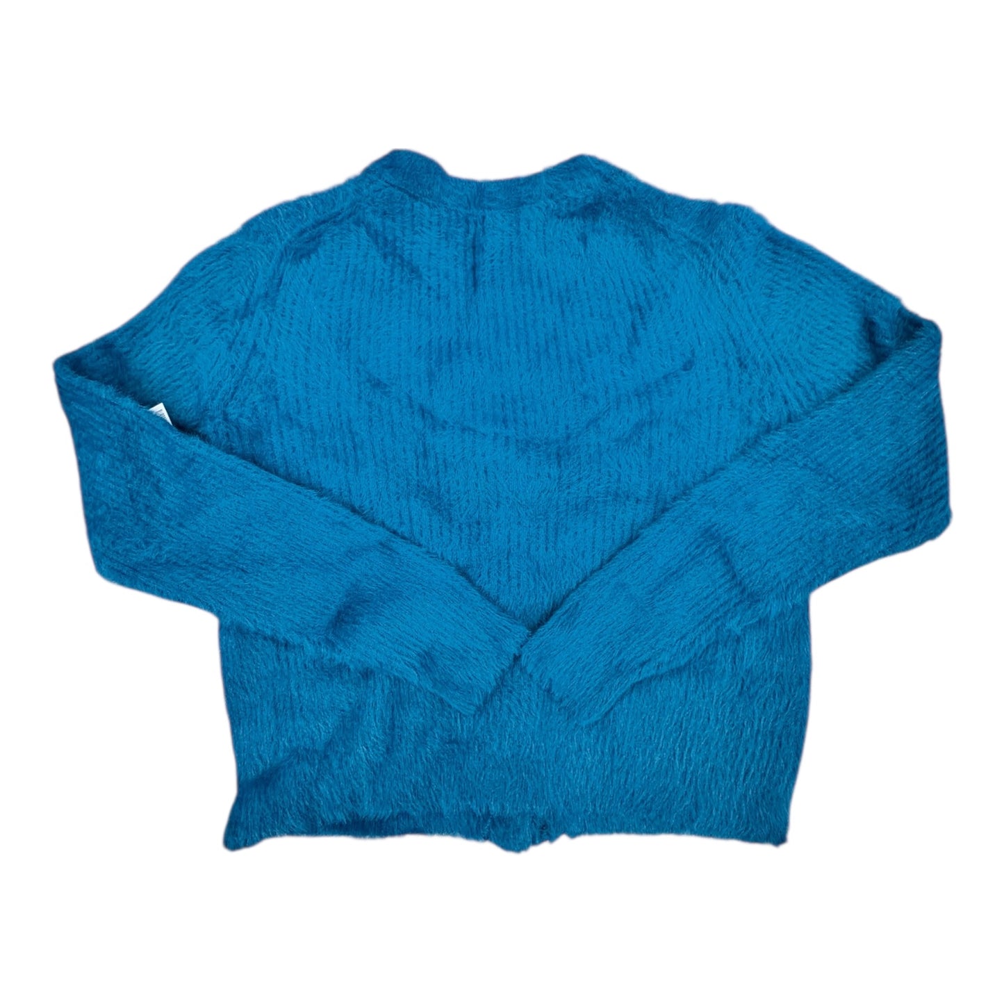 Sweater Cardigan By Banana Republic In Teal, Size:M