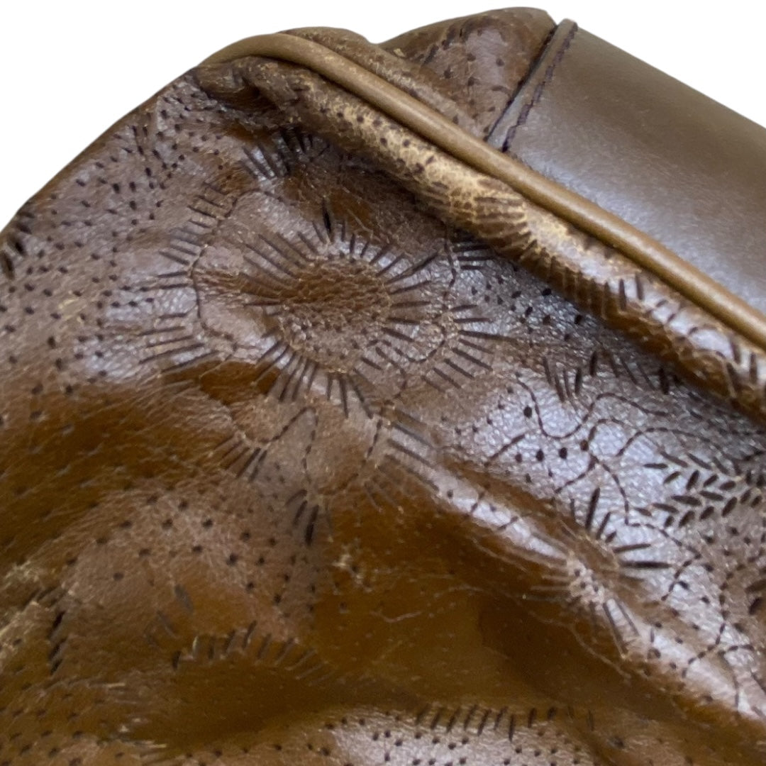 Handbag Luxury Designer By Burberry In Brown, Size:Large