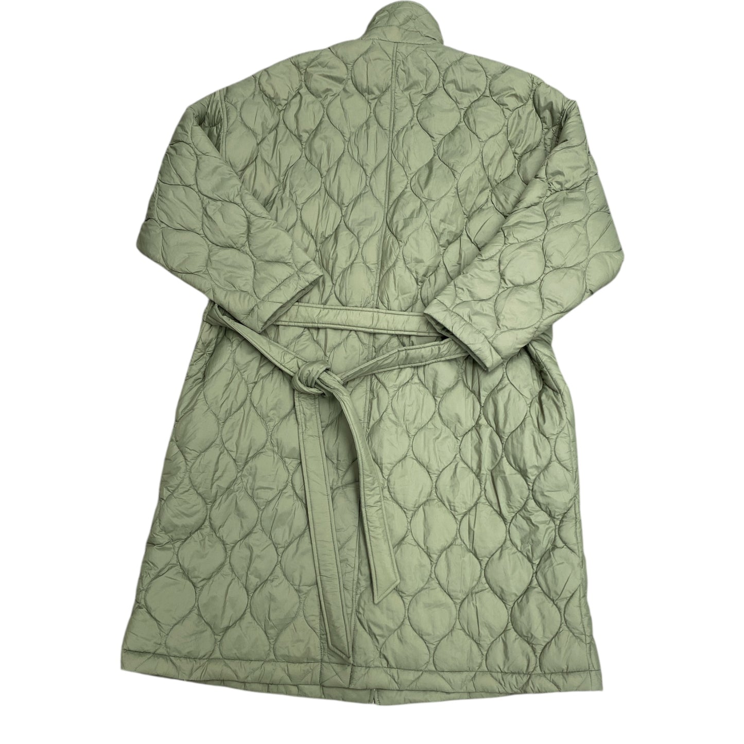 Coat Puffer & Quilted By Roots In Green, Size:1X