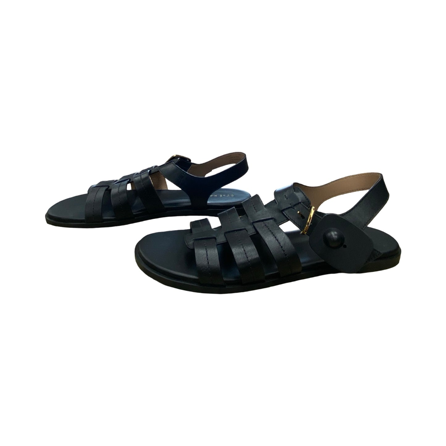 Sandals Flats By Cole-Haan In Black, Size:10
