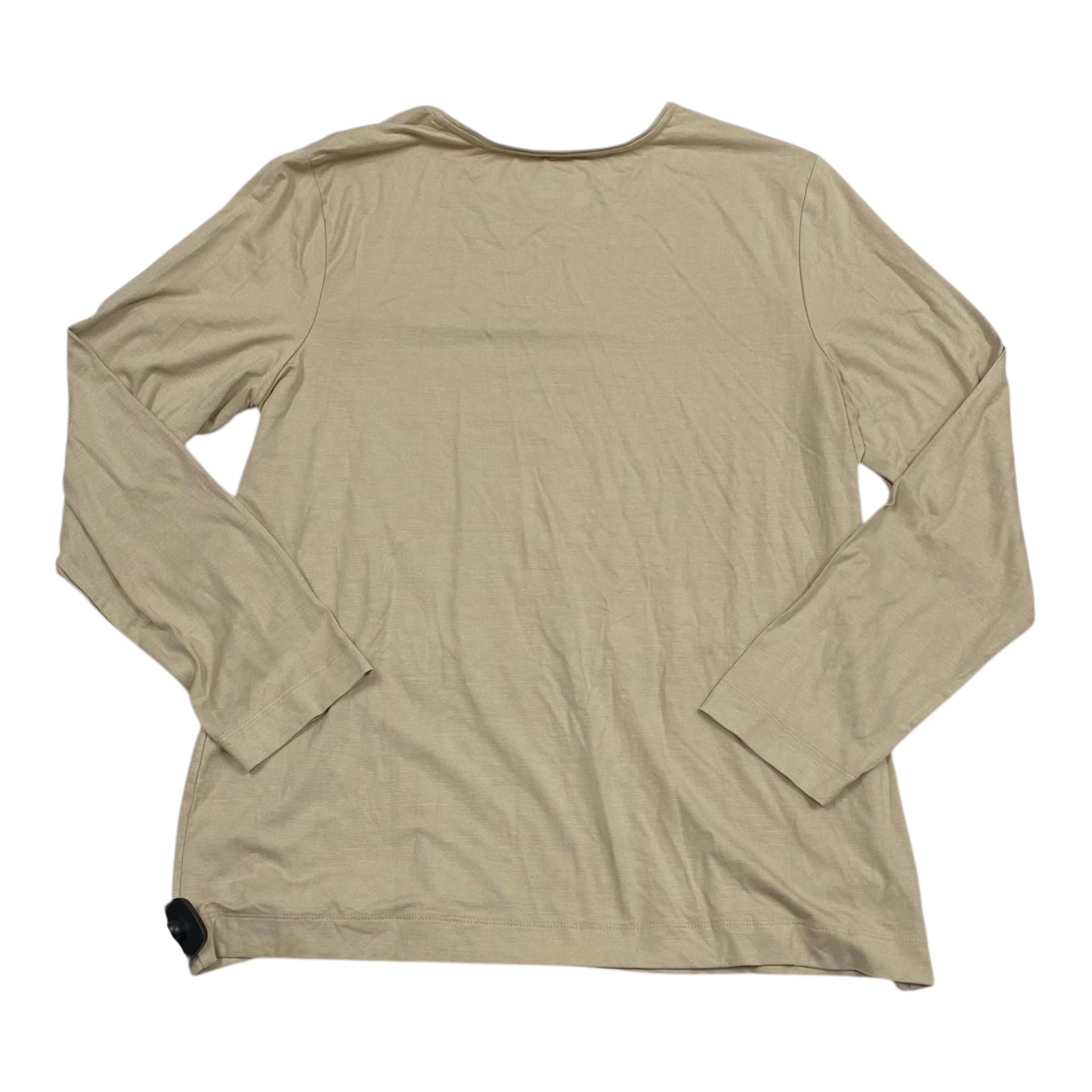 Top Ls Basic By Chicos In Tan, NWT! Size:L