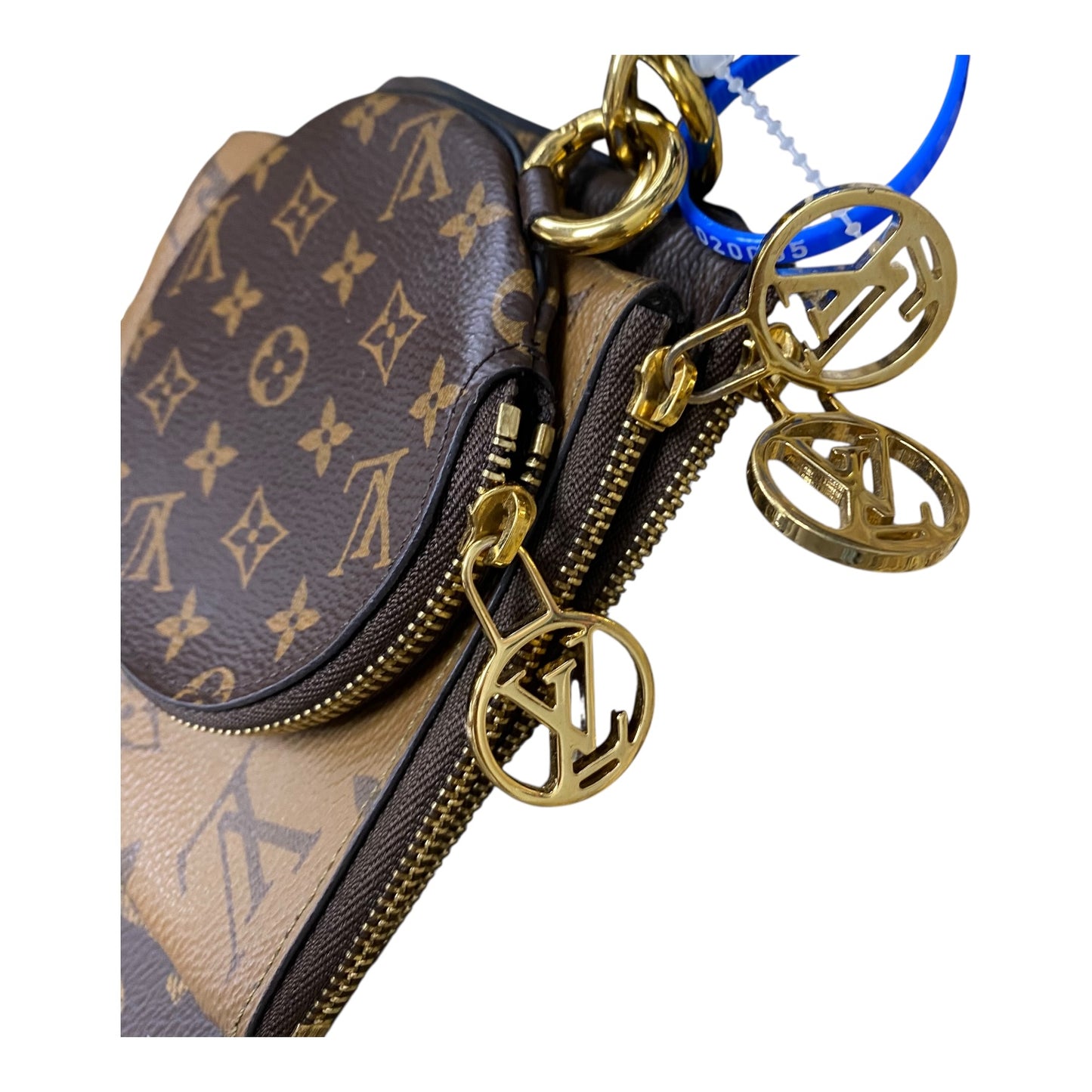 Wallet Luxury Designer By Louis Vuitton In Brown & Gold, Size:Large