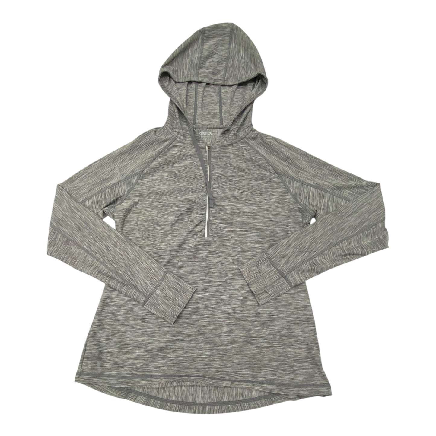 Athletic Top Ls Hoodie By Cmc In Grey, Size:L