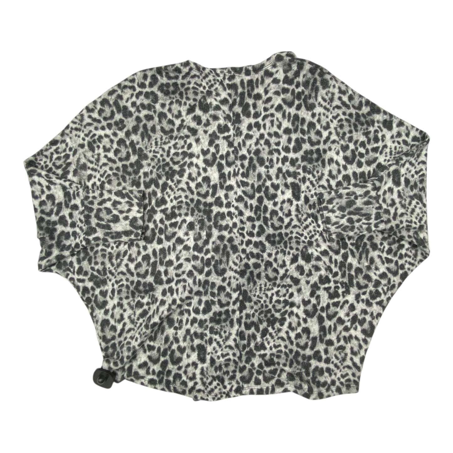 Sweater Cardigan By Chicos In Animal Print, Size:S