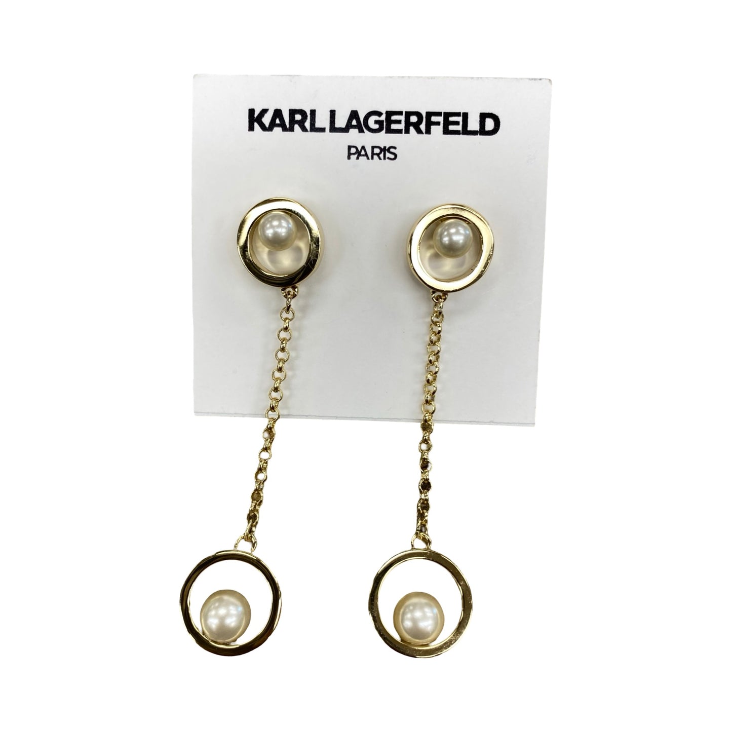 Earrings Designer By Karl Lagerfeld