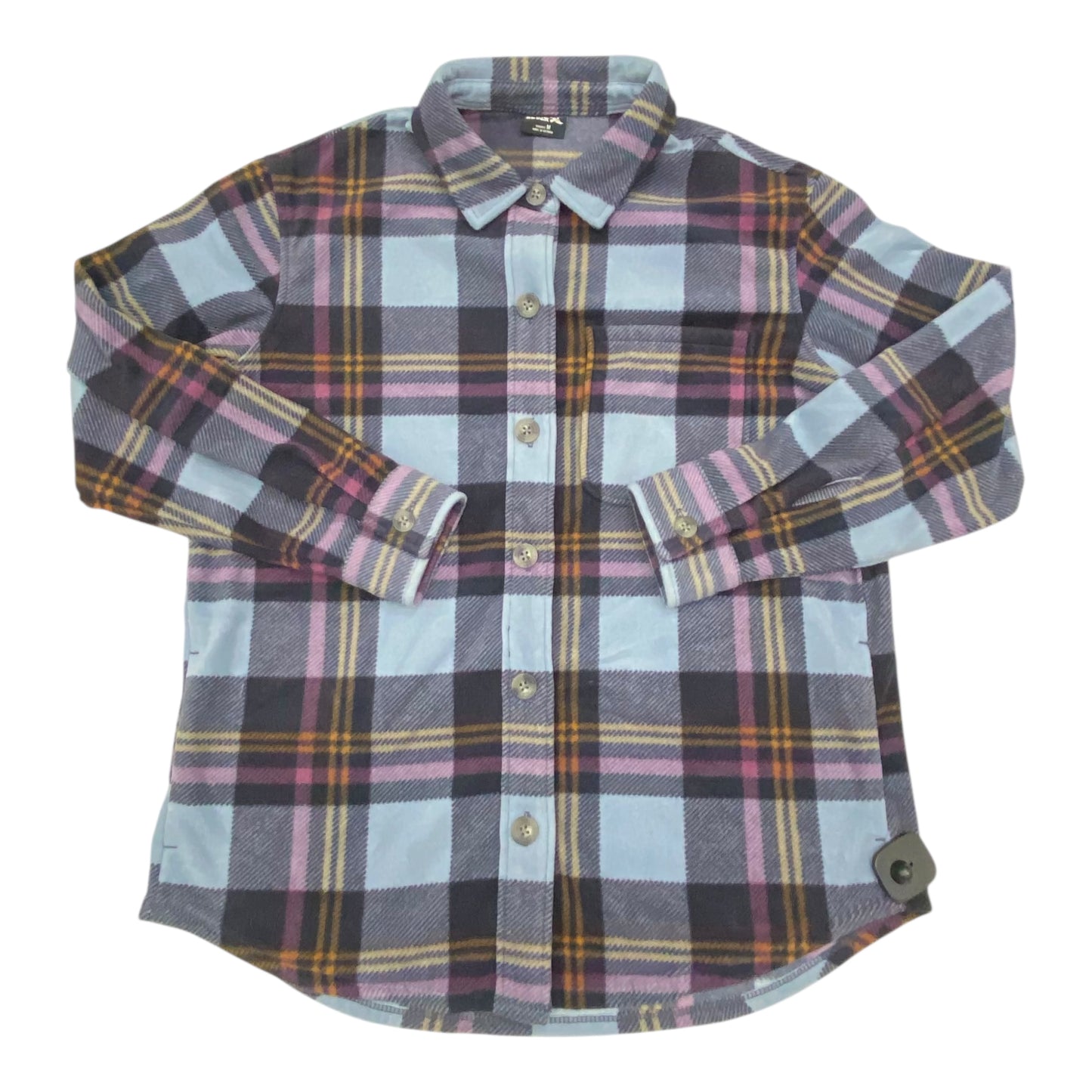 Jacket Shirt By Eddie Bauer In Plaid Pattern, Size:M