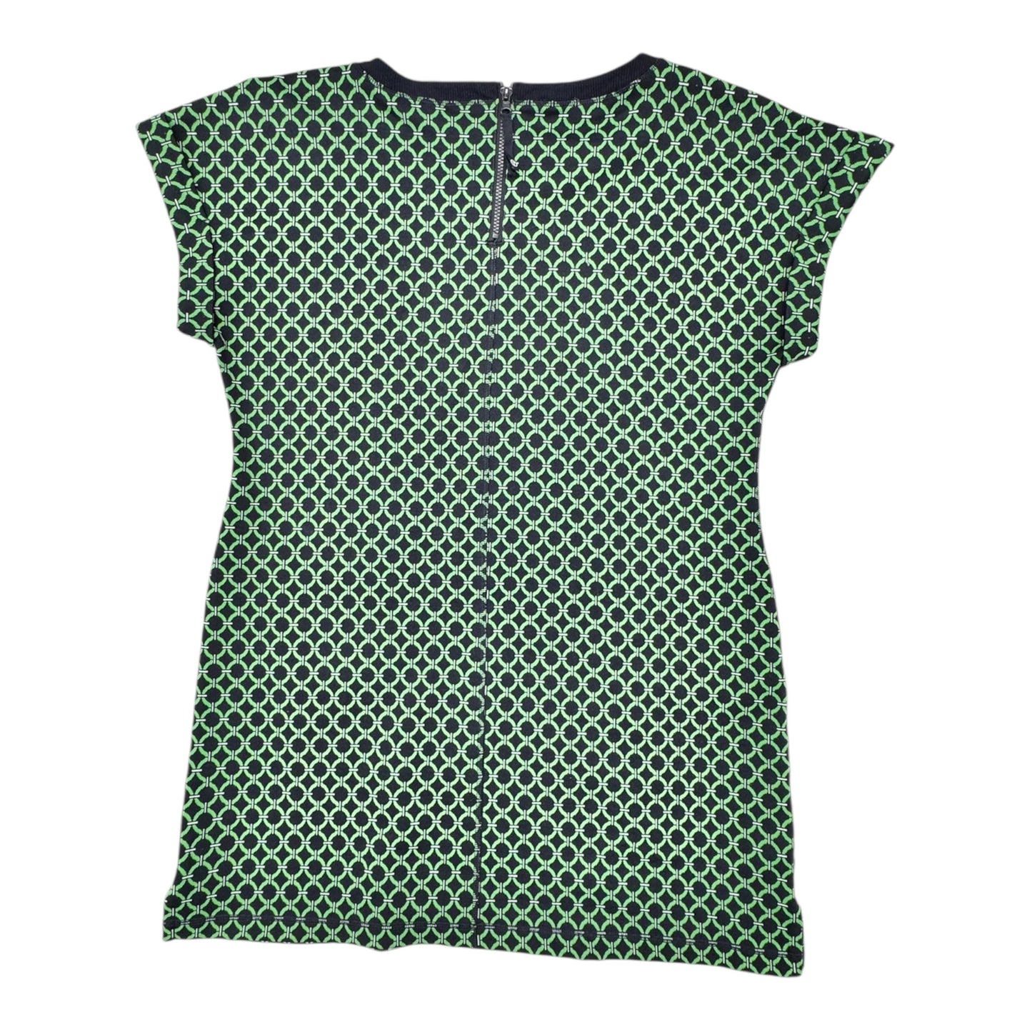 Dress Casual Midi By Talbots In Black & Green, Size:Xl