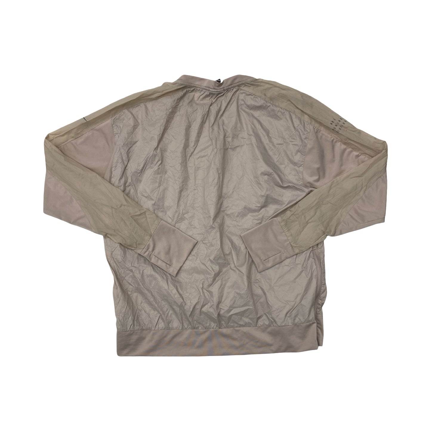 Athletic Top Ls Collar By Nike In Pink, Size:M