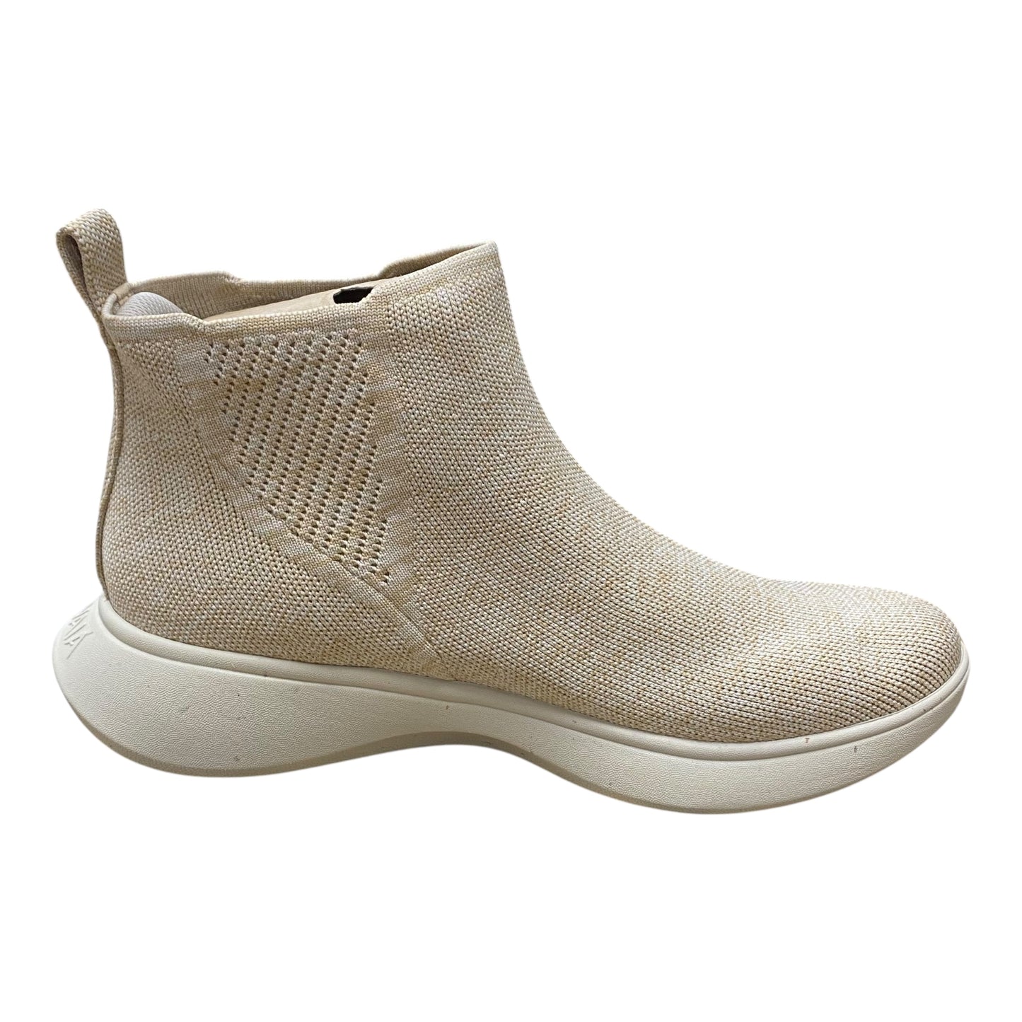 Boots Ankle Flats By Cmc In Beige, Size:10.5