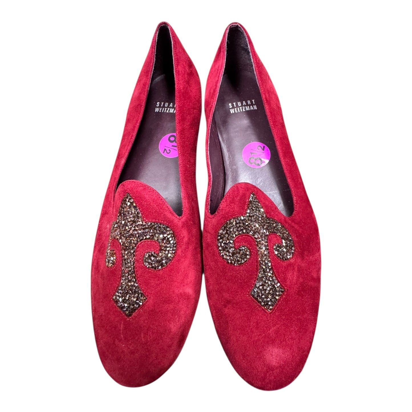 Shoes Designer By Stuart Weitzman In Red, Size:8.5