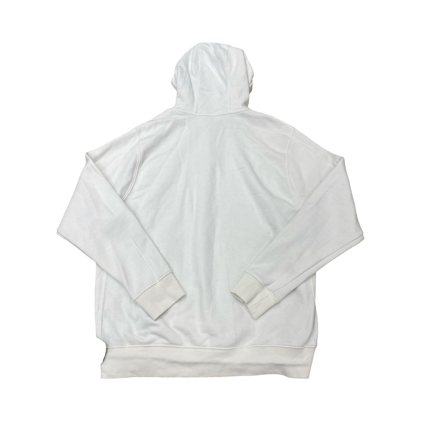 Athletic Sweatshirt Hoodie By Nike In Ivory, Size:L
