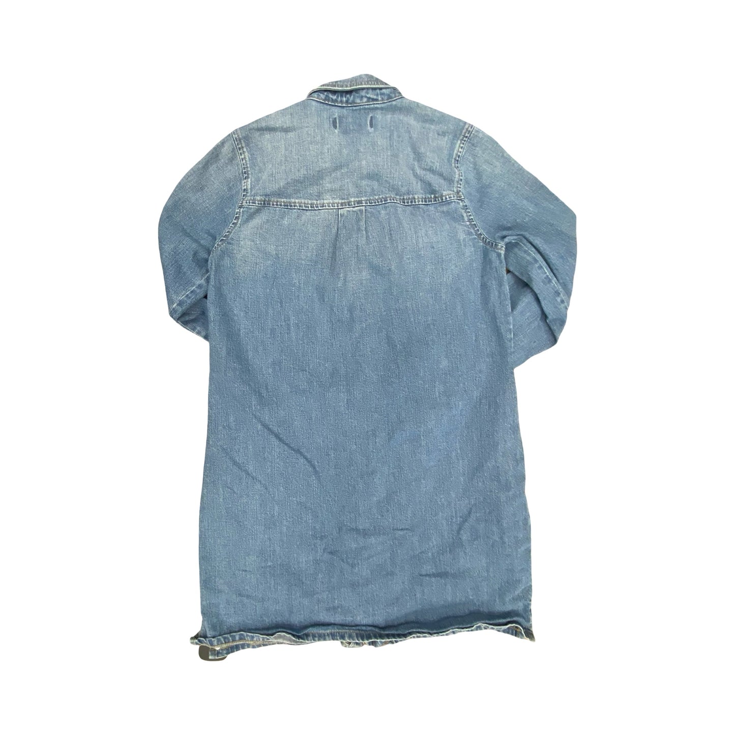 Dress Casual Midi By Madewell In Blue Denim, Size:S