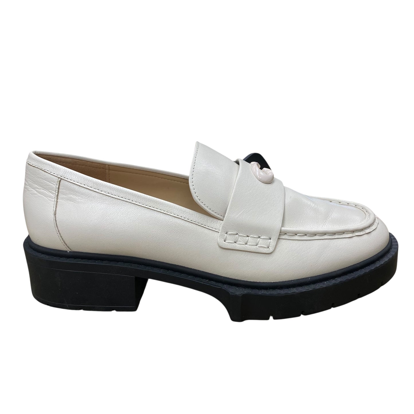 Shoes Designer By Coach In Cream, Size:10