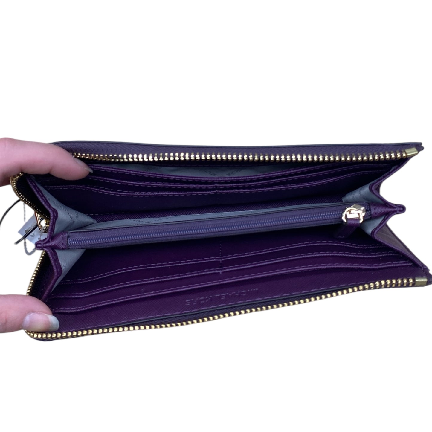 Wallet Designer By Michael Kors In Purple, Size:Large