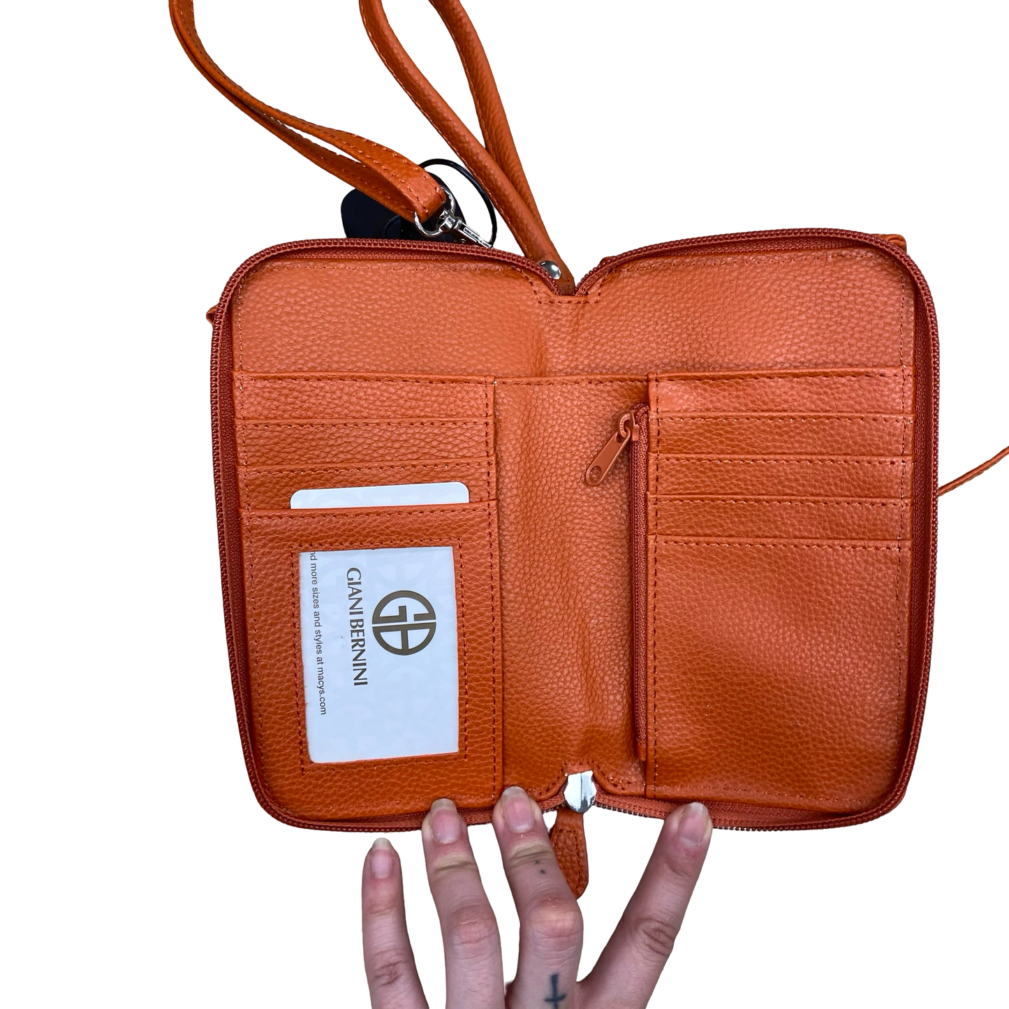 Handbag By Giani Bernini In Orange, Size:Small