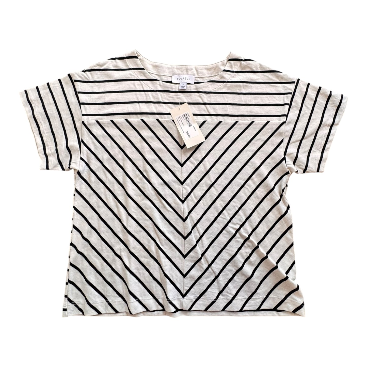 Top Ss By Evereve In Striped Pattern, Size:S