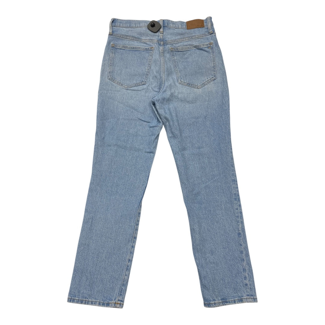 Jeans Straight By Madewell In Blue Denim, Size:6