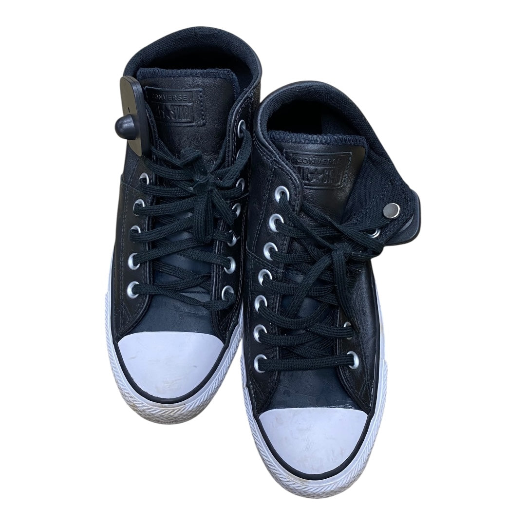 Shoes Sneakers By Converse In Black, Size:9