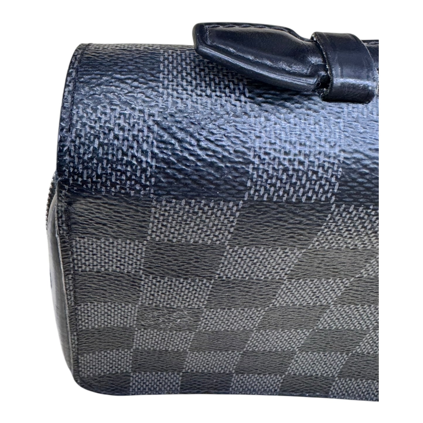 Wallet Luxury Designer By Louis Vuitton In Black & Grey, Size:Large