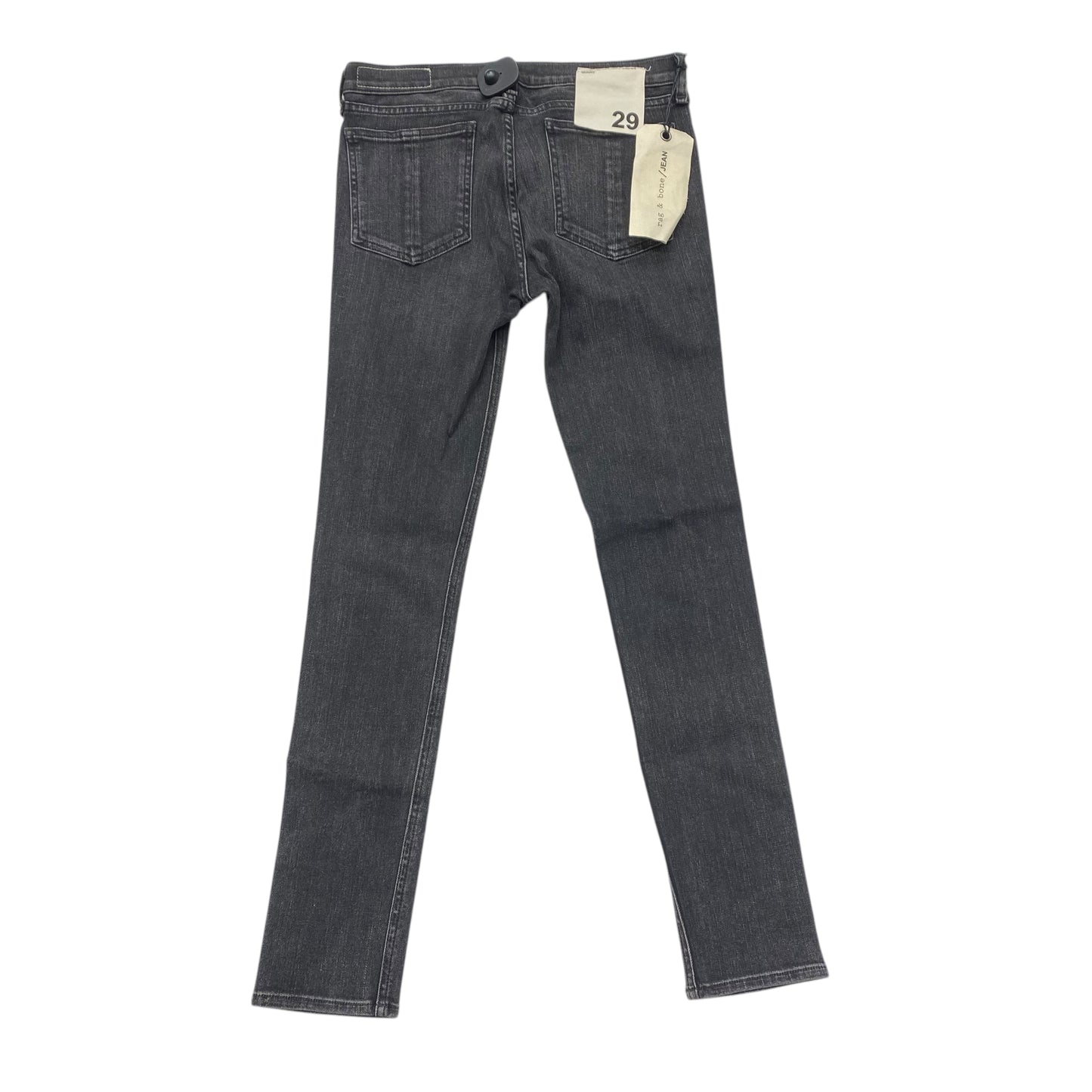 Jeans Skinny By Rag & Bones Jeans In Black Denim, Size:8