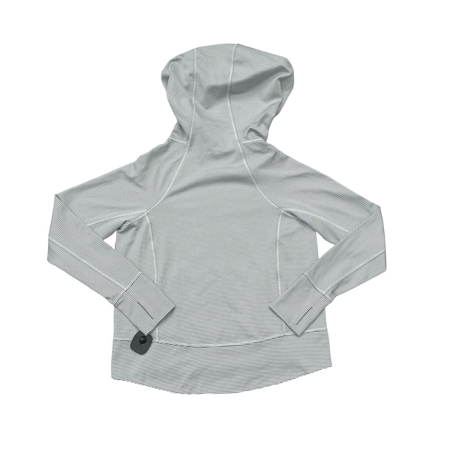 Athletic Top Ls Hoodie By Athleta In Grey, Size:S