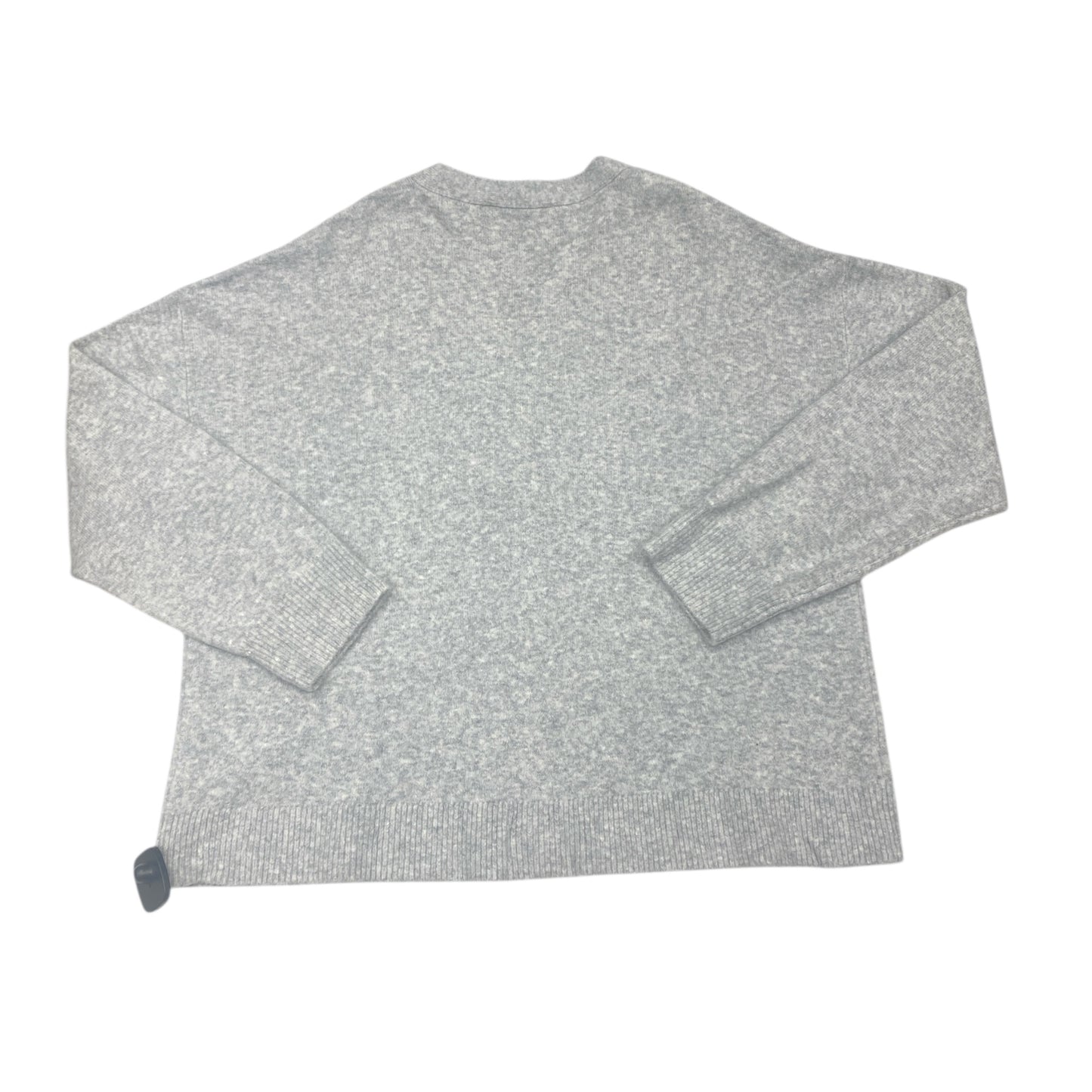 Sweater Cardigan By Loft In Grey, Size:M