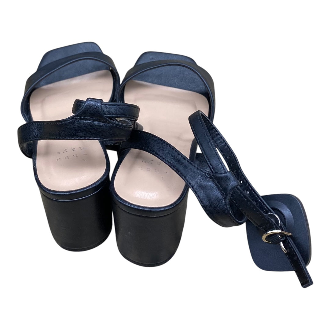 Sandals Heels Block By Jessica Simpson In Black, Size:7.5