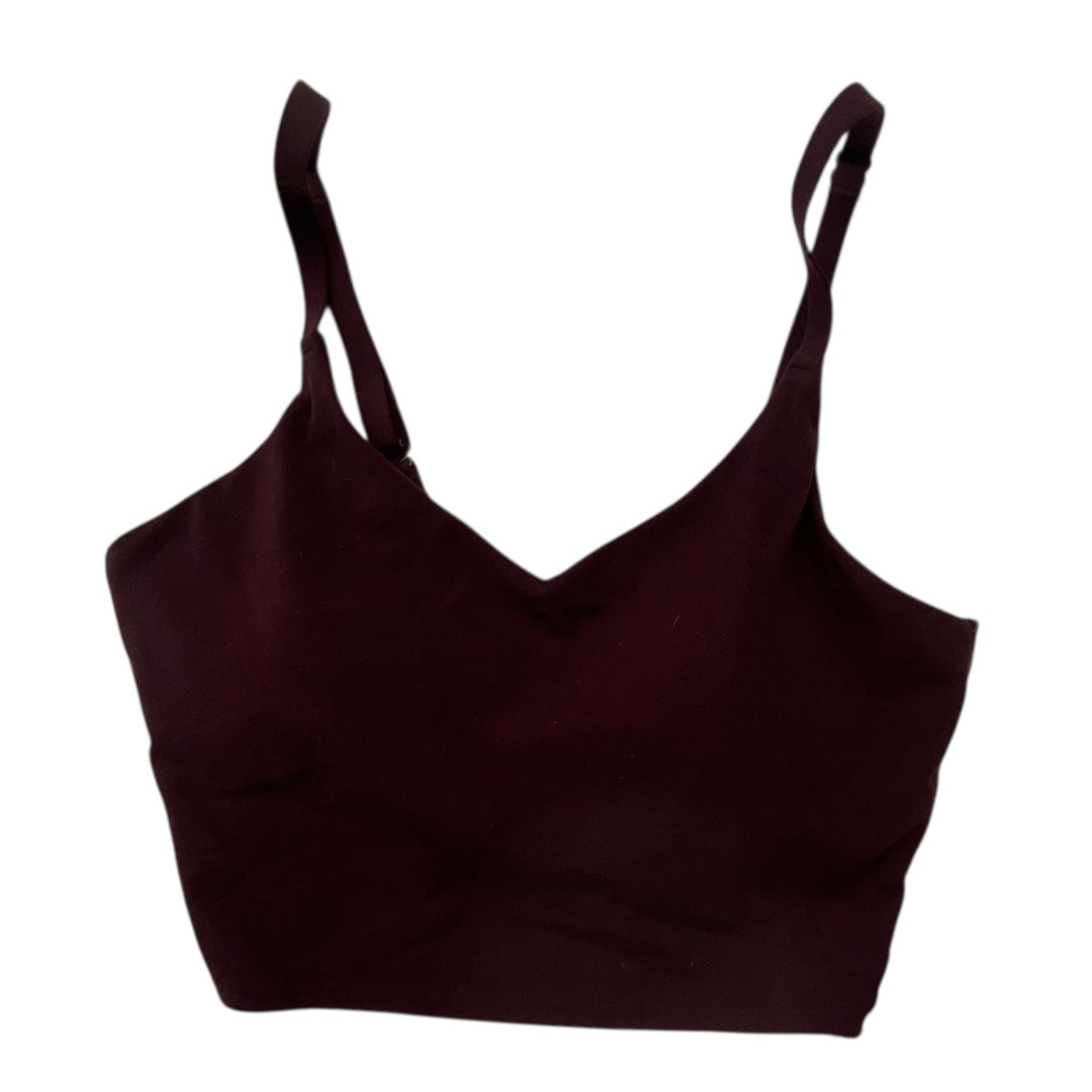 Athletic Bra By Athleta In Maroon, Size:Xs