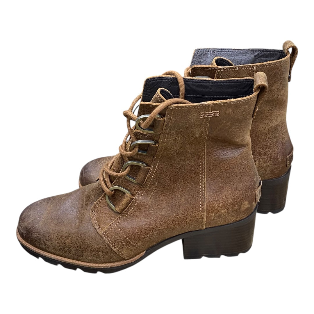 Boots Designer By Sorel In Brown, Size:10