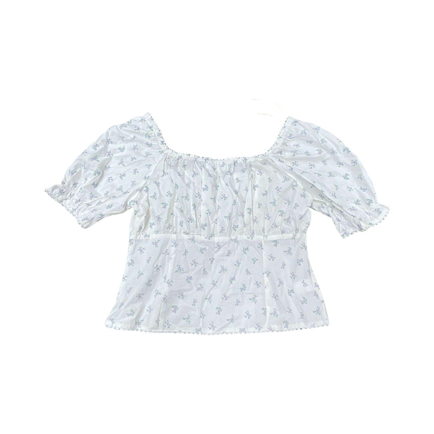 Top Ss By Carly Jean In Floral Print, Size:L