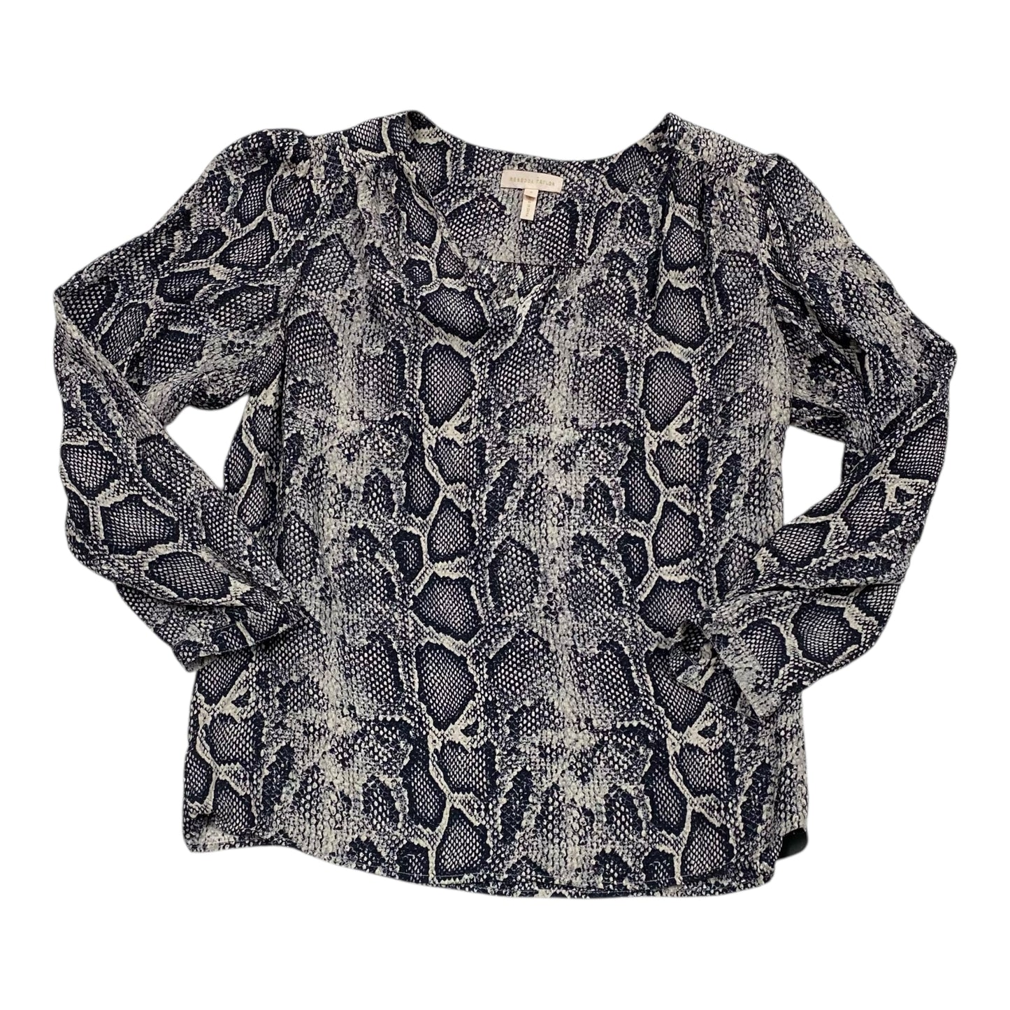 Top Ls By Rebecca Taylor In Snakeskin Print, Size:4