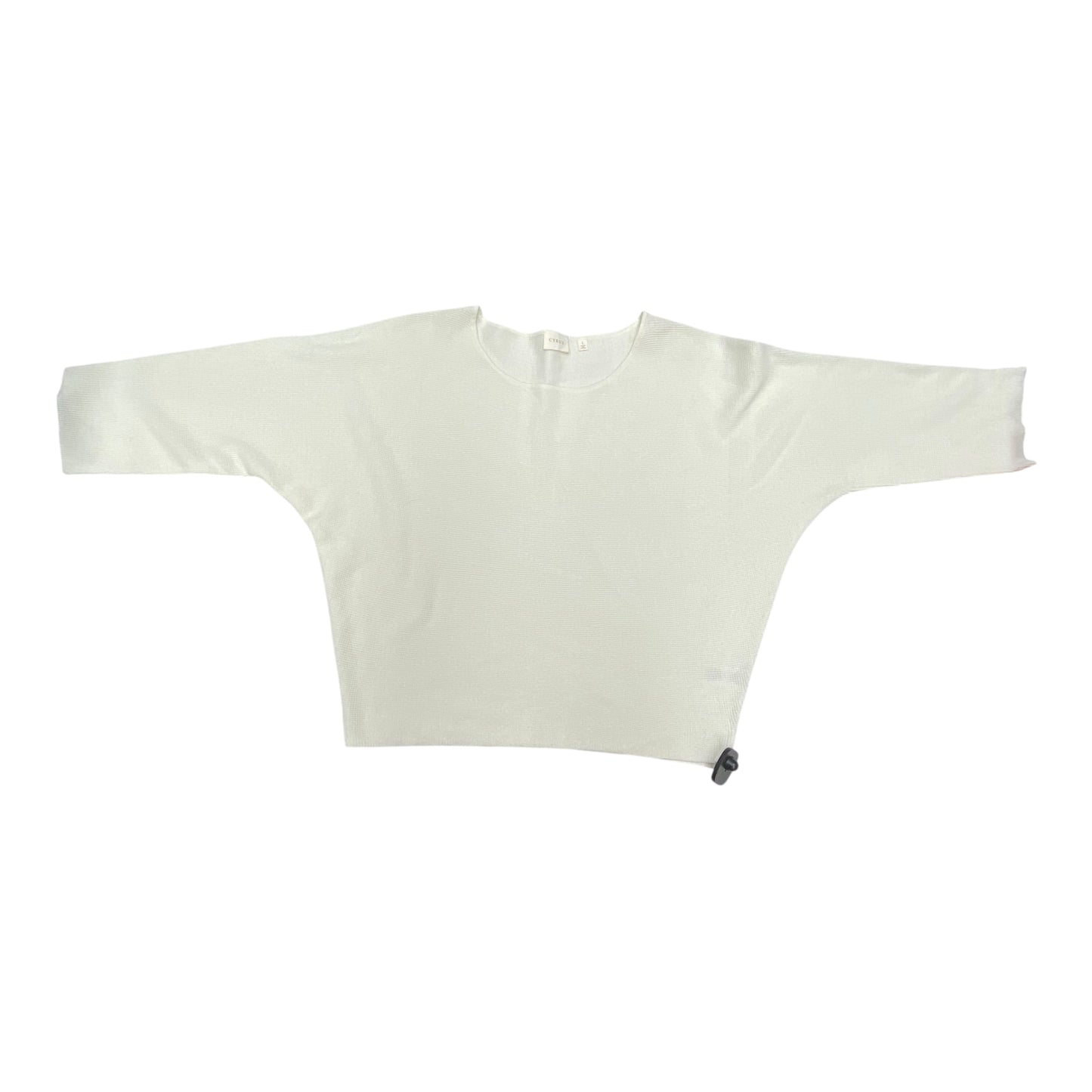 Sweater By Cyrus Knits In White, Size:L