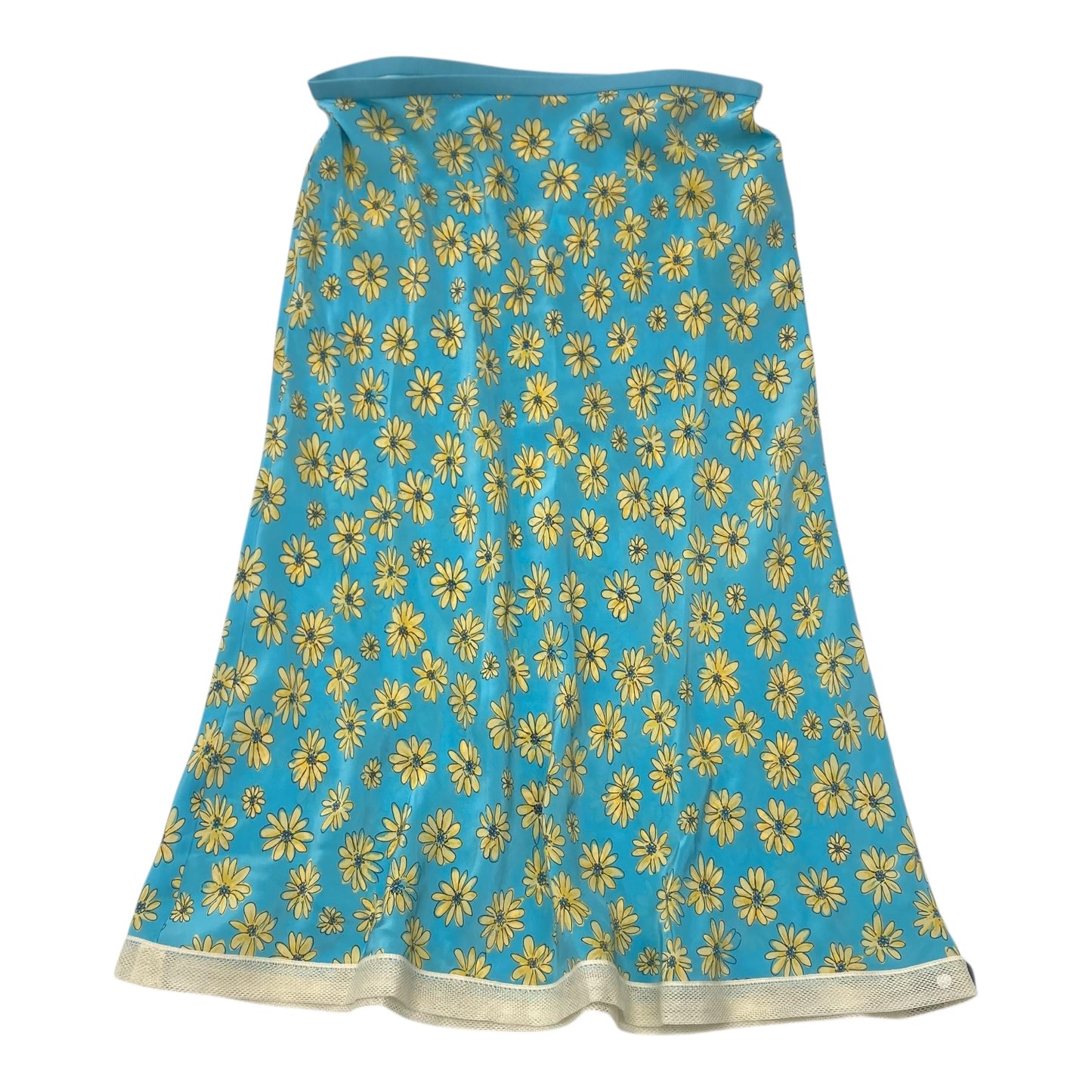 Swimwear Cover-Up By J. Crew In Blue & Yellow, Size:S