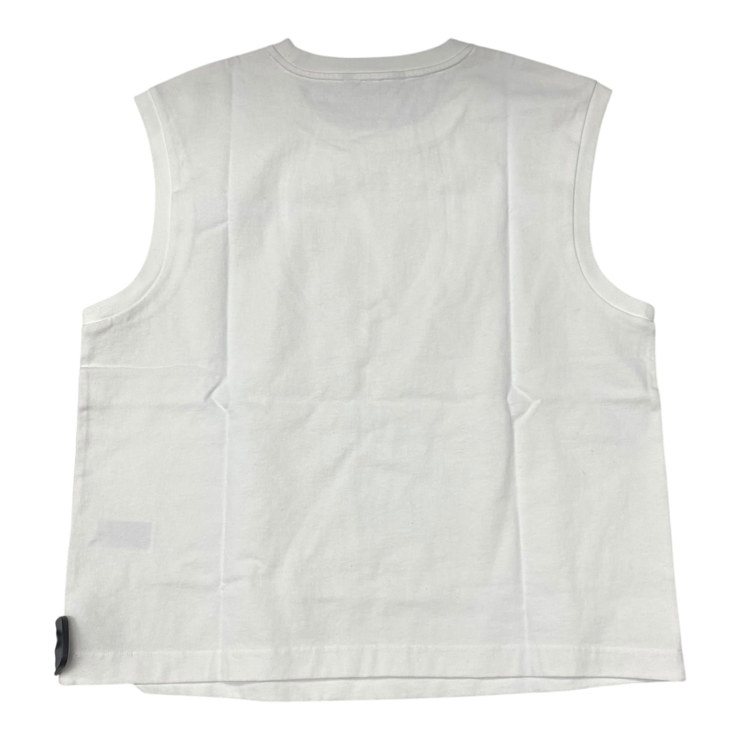 Top Sleeveless Basic By Banana Republic In Cream, Size:L