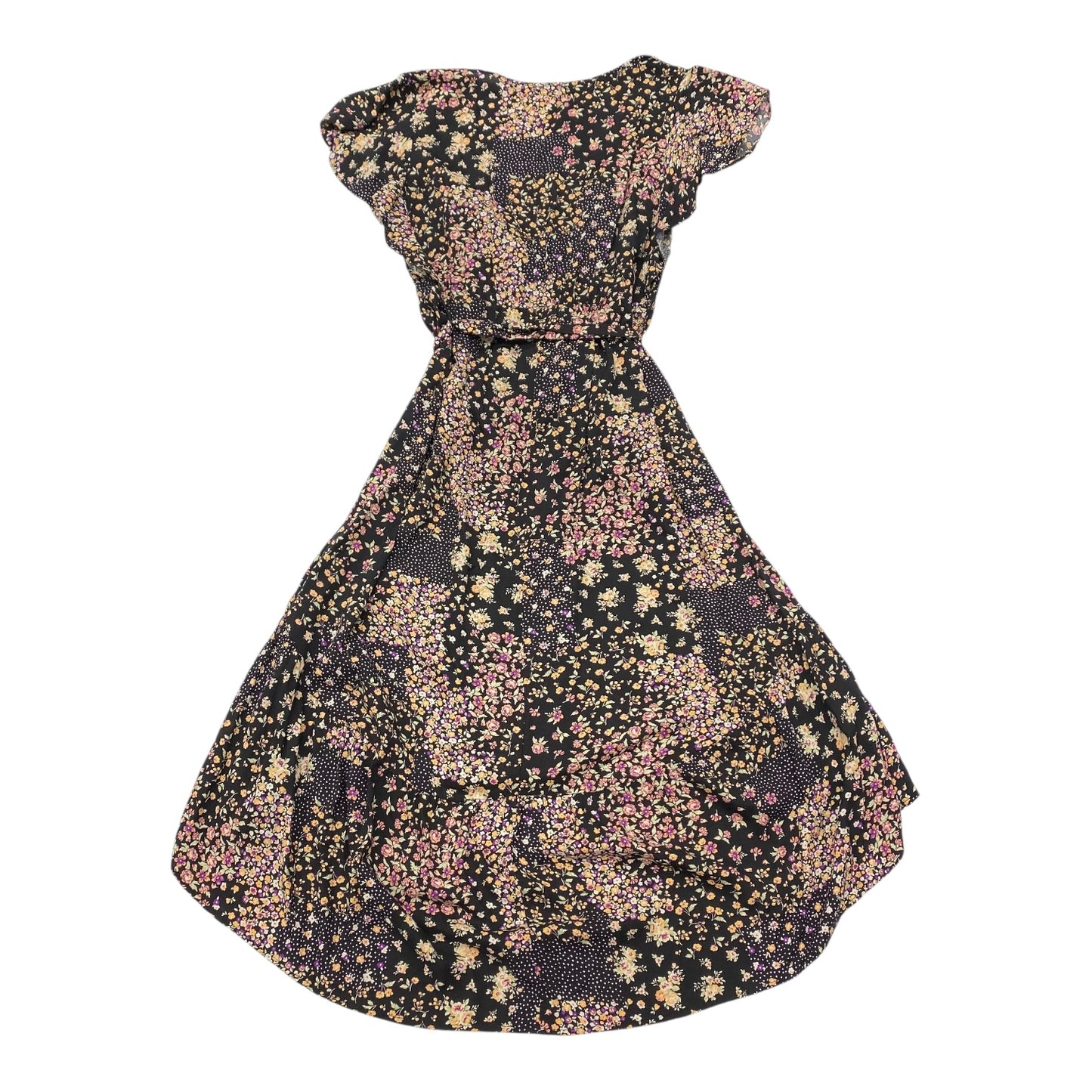 Dress Casual Midi By Maurices In Floral Print, Size:M