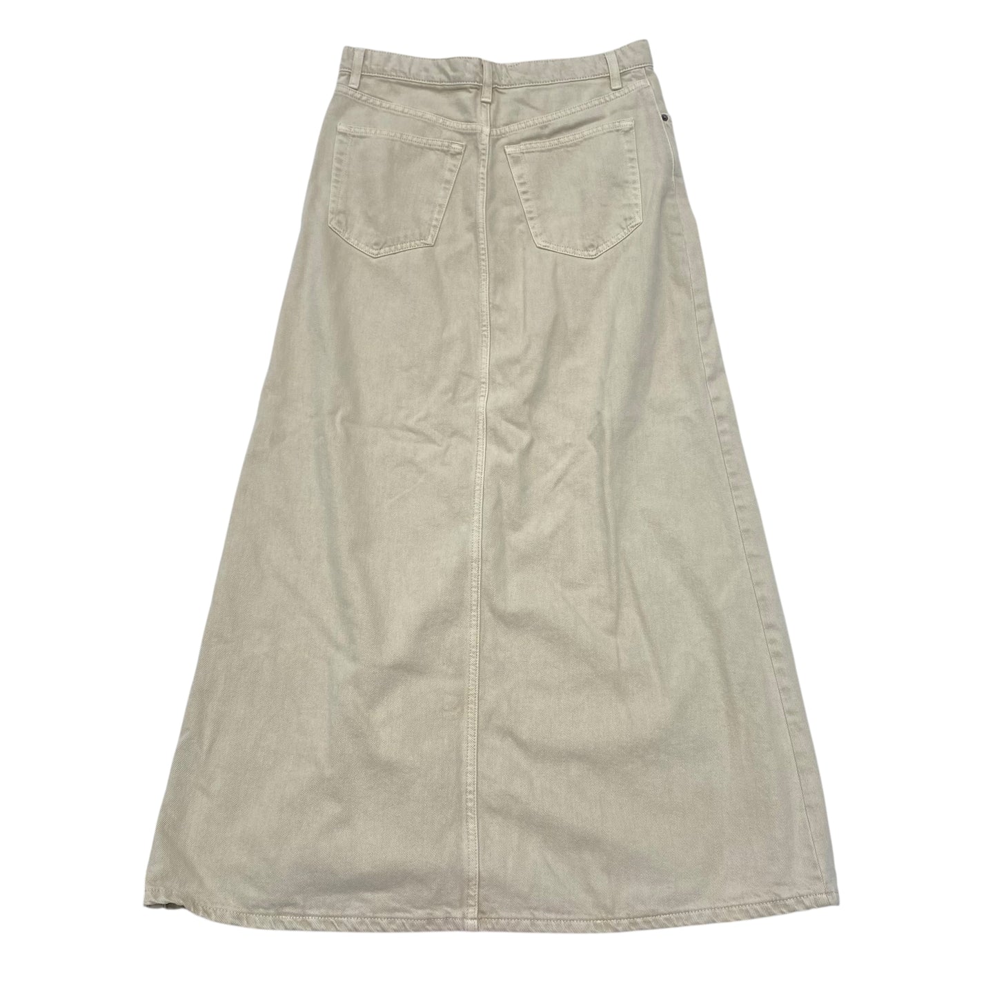 Skirt Maxi By Topshop In Tan, Size:6