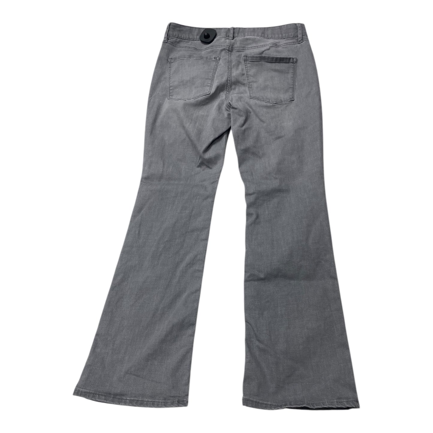 Jeans Flared By White House Black Market In Grey Denim, Size:8P
